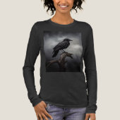 Krähe Tri-Blend Shirt (Vorderseite)