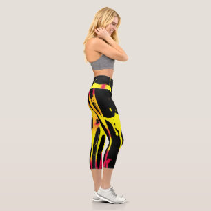 Krähe und Kräuter und Bacchanal Capri Leggings