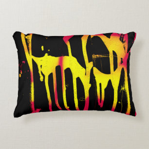 Krähe und Kräuter und Bacchanal Dekokissen