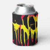 Krähe und Kräuter und Bacchanal Dosenkühler (Kanne Vorderseite)