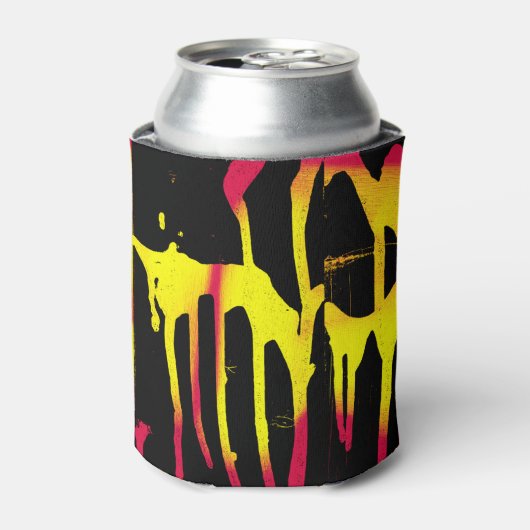 Krähe und Kräuter und Bacchanal Dosenkühler (Kanne Vorderseite)