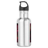 Krähe und Kräuter und Bacchanal Edelstahlflasche (Rückseite)