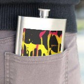 Krähe und Kräuter und Bacchanal Flachmann (Beispiel)