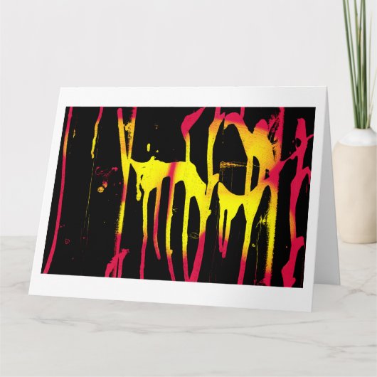 Krähe und Kräuter und Bacchanal Karte (Vorderseite)