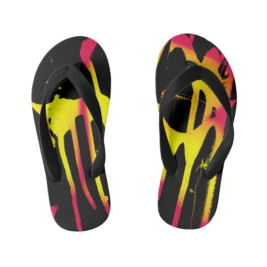 Krähe und Kräuter und Bacchanal Kinderbadesandalen (Fußbett)