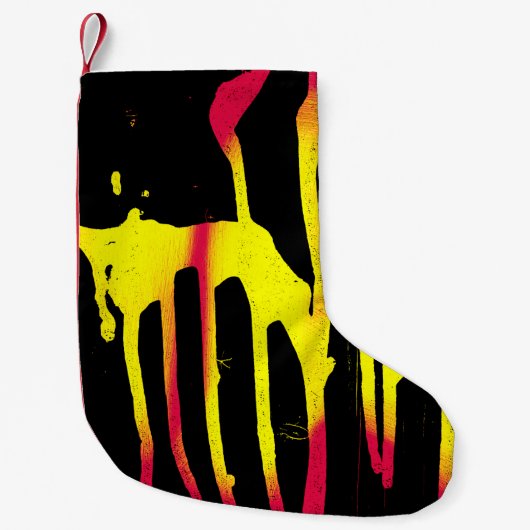 Krähe und Kräuter und Bacchanal Kleiner Weihnachtsstrumpf (Vorderseite)