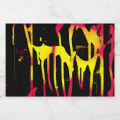 Krähe und Kräuter und Bacchanal Lebensmitteletikett (Einzelnes Label)