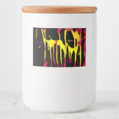 Krähe und Kräuter und Bacchanal Lebensmitteletikett (Vorderseite)