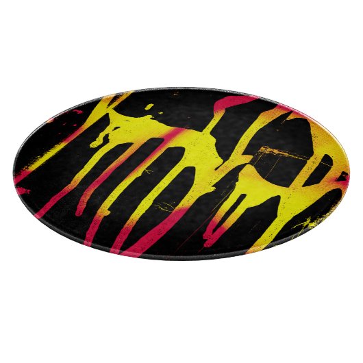 Krähe und Kräuter und Bacchanal Schneidebrett (Ecke)