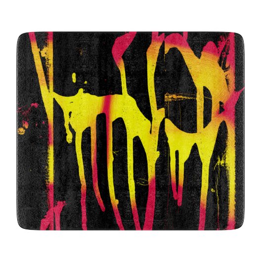 Krähe und Kräuter und Bacchanal Schneidebrett (Vorderseite)