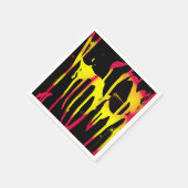 Krähe und Kräuter und Bacchanal Serviette (Ecke)