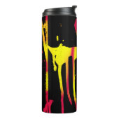 Krähe und Kräuter und Bacchanal Thermosbecher (Nach links gedreht)