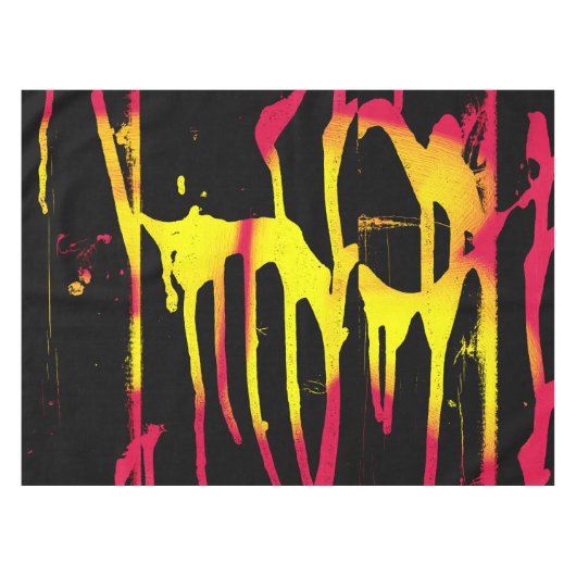 Krähe und Kräuter und Bacchanal Tischdecke (Vorderseite (Horizontal))