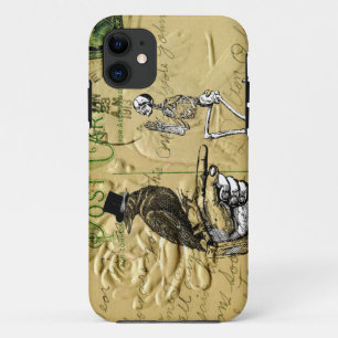 Krähe und Skelett Case-Mate iPhone Hülle