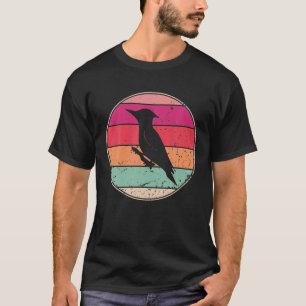 Krähe Vintage Cool Krähe Süße Vogel Tierliebhaber T-Shirt