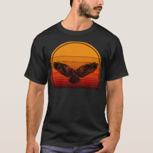 Krähe Vintage-Gotik-Rabe T-Shirt
