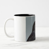Krähe Zweifarbige Tasse (Links)