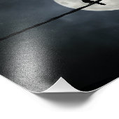 Krähen am Schleimmond Fotodruck (Ecke)