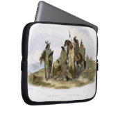 Krähen-amerikanischer Ureinwohner, überzieht 13 Laptopschutzhülle (Vorne Rechts)