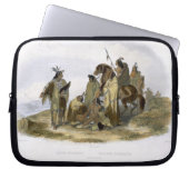 Krähen-amerikanischer Ureinwohner, überzieht 13 Laptopschutzhülle (Vorderseite)