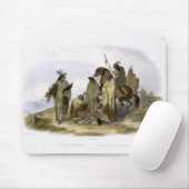 Krähen-amerikanischer Ureinwohner, überzieht 13 Mousepad (Mit Mouse)