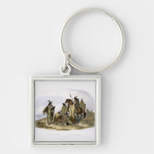 Krähen-amerikanischer Ureinwohner, überzieht 13 Schlüsselanhänger (Vorne)