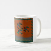 Krähen-Flug Kaffeetasse (VorderseiteRechts)