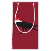 Krähen-Geschenk-Tasche Kleine Geschenktüte (Vorderseite)