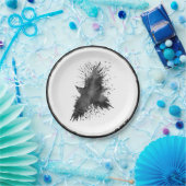 Krähen-Halloween-Pappteller Pappteller (Party)