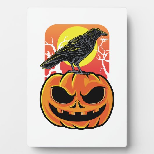 Krähen Halloween-Vogelbeobachter-Geschenk Fotoplatte (Vorderseite)