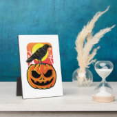 Krähen Halloween-Vogelbeobachter-Geschenk Fotoplatte (Seite)