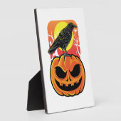 Krähen Halloween-Vogelbeobachter-Geschenk Fotoplatte (Seite)