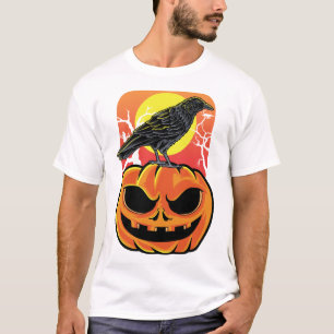 Krähen-Halloween-Vogelbeobachter-Geschenk T-Shirt
