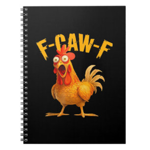 Krähen Humor F-Caw-F Gothic Lustig Retro Cool Notizblock