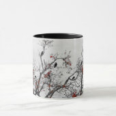 Krähen im Herbst Tasse (Zentrum)