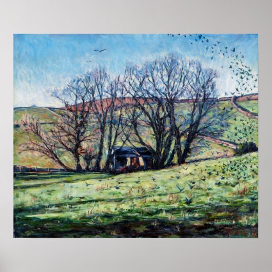 Krähen im Jahr 2009 Poster (Vorne)