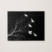 Krähen im Umkehrmodus Puzzle (Horizontal)