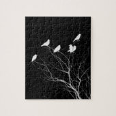 Krähen im Umkehrmodus Puzzle (Vertikal)