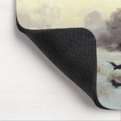 Krähen in einem Winter Landscape, 1907 Mousepad (Ecke)