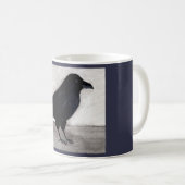 Krähen-Kaffee-Tasse Kaffeetasse (VorderseiteRechts)