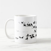 Krähen Kaffeetasse (Links)