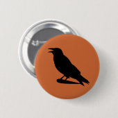 Krähen-Knopf Button (Vorne & Hinten)