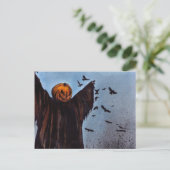 Krähen lachen postkarte (Stehend Vorderseite)