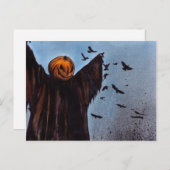 Krähen lachen postkarte (Vorne/Hinten)