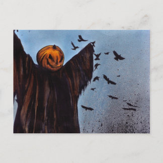 Krähen lachen postkarte