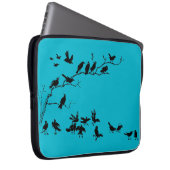 Krähen Laptopschutzhülle (Vorne Rechts)