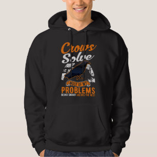 Krähen lösen die meisten meiner Probleme Raven Cro Hoodie