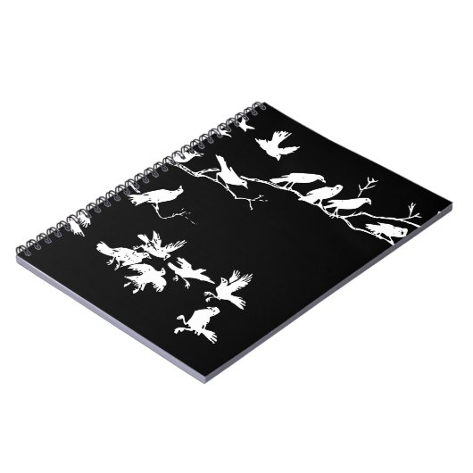 Krähen Notizblock (Linke Seite)