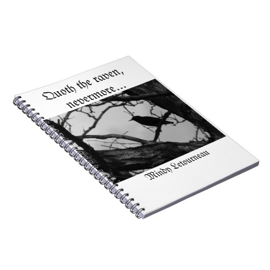 Krähen-Notizbuch Notizblock (Rechte Seite)