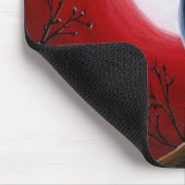 Krähen-Rabe des Vogel-62 Mousepad (Ecke)